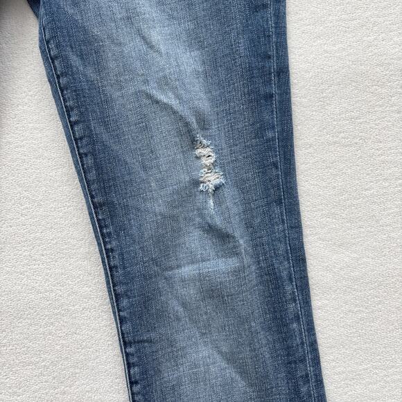 Kut From the Kloth Womens Size 6 Katy Boyfriend Jeans Distressed Light Wash - Picture 2 of 12